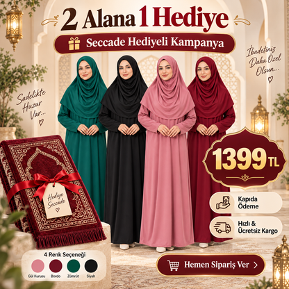 2'li Namaz Elbisesi Seti