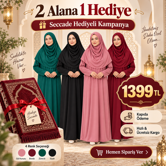 2'li Namaz Elbisesi Seti